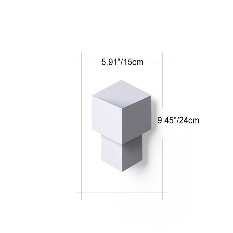 Moderne Creme Stil Einfacher Quadratischer LED Wandleuchte Lampe 