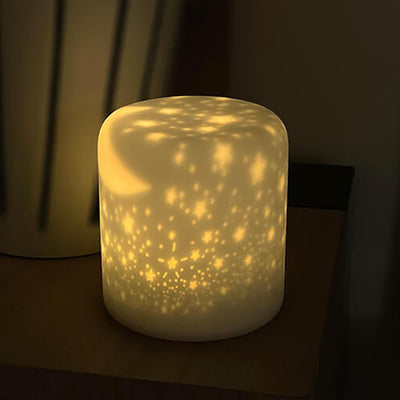Creative Starry Silicone LED USB Charging LED 1-Light Night Light Table Lamp