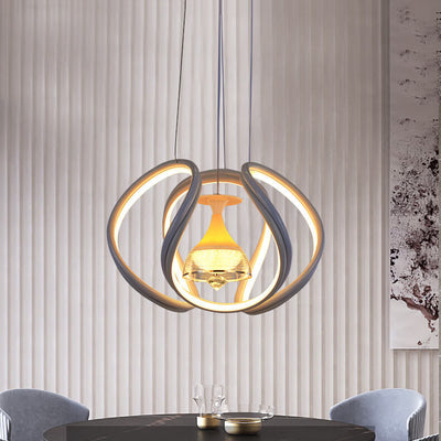 Nordic Creative Line Combination LED Chandelier