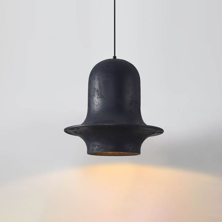 Industrial Vintage Resin Hat Shape 1-Light Pendant Light