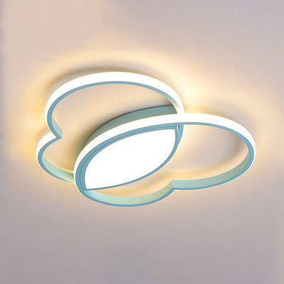 Childlike Love Overlap Design LED Flush Mount Light