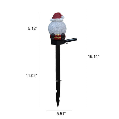 Christmas Solar Snowman Outdoor Garden Decoration Lawn Landscape Light