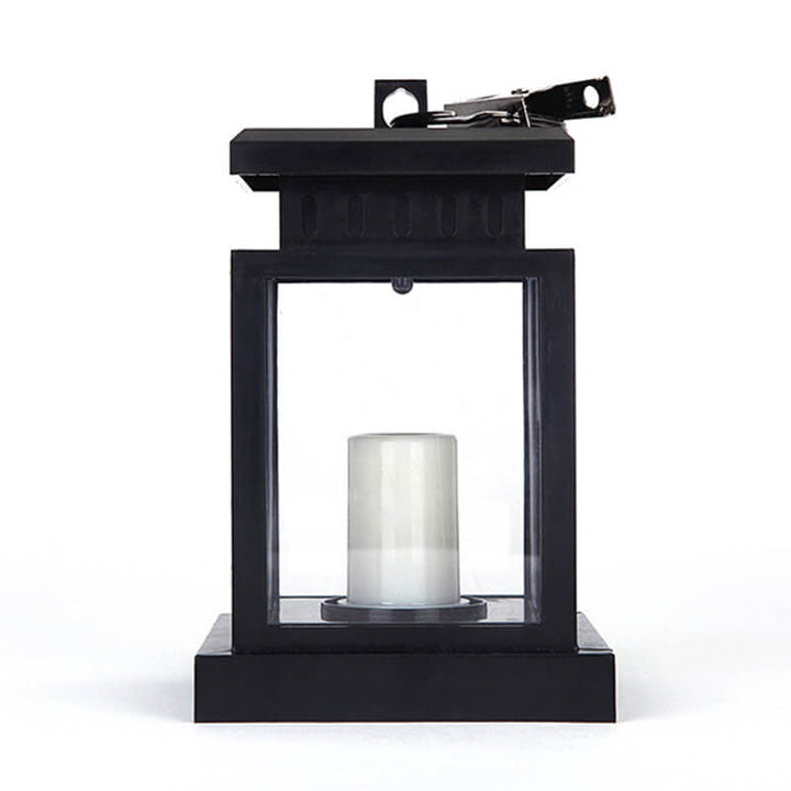 Solar LED Candle Light Square Lantern Outdoor Light