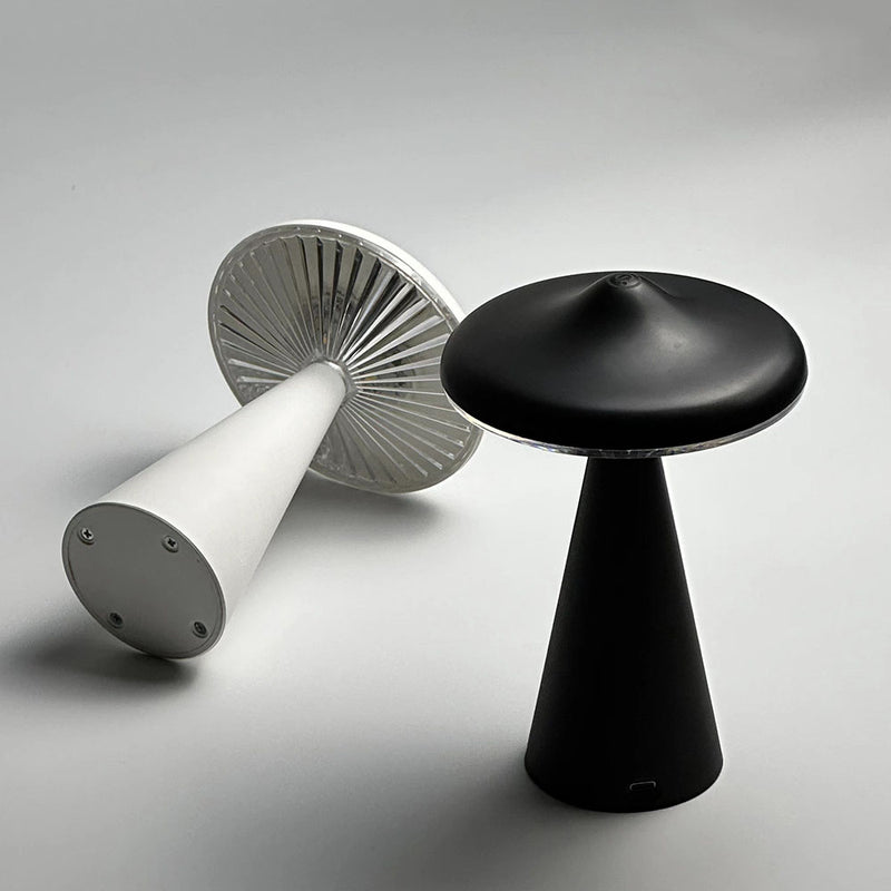 Lampe de Table LED Ambiante OVNI Champignon Créatif Moderne 