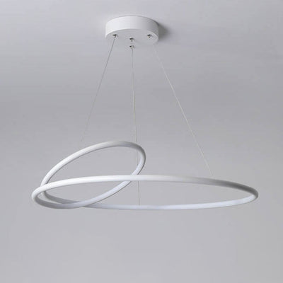 Modern Minimalist Round Iron LED Chandelier