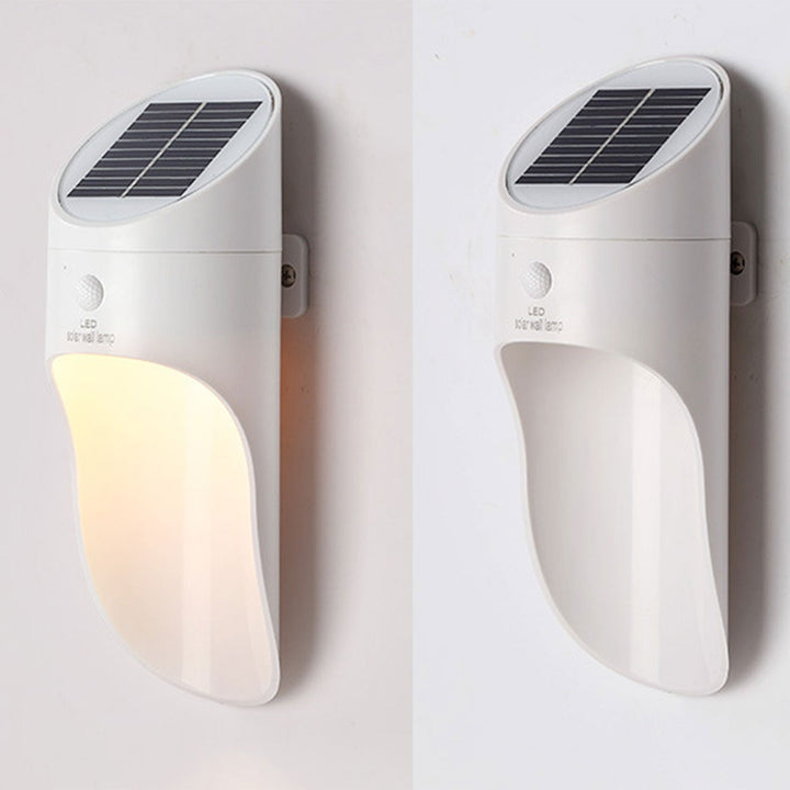 Lampe murale étanche à capteur créatif LED solaire 