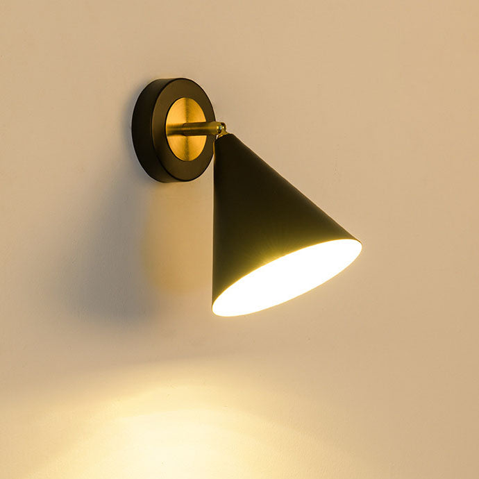 Nordic Minimalist Solid Color Rotatable 1-Light Wall Sconce Lamp