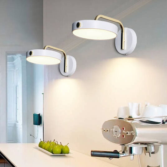 Modern Light Luxury Nordic Pie-shaped LED Wall Sconce Lamp