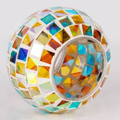 Lumière de pelouse à LED extérieure en mosaïque ABS étanche Tiffany Solar 