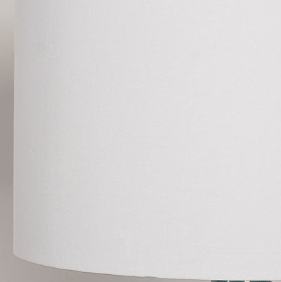 Lampe de table moderne en céramique à 1 lumière en tissu de luxe vert 
