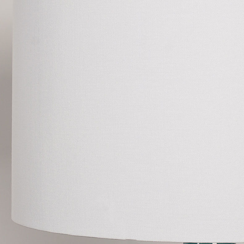 Lampe de table moderne en céramique à 1 lumière en tissu de luxe vert 