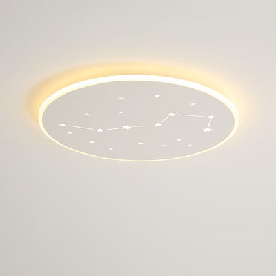 Modern Creative Dipper Round LED Flush Mount Ceiling Light