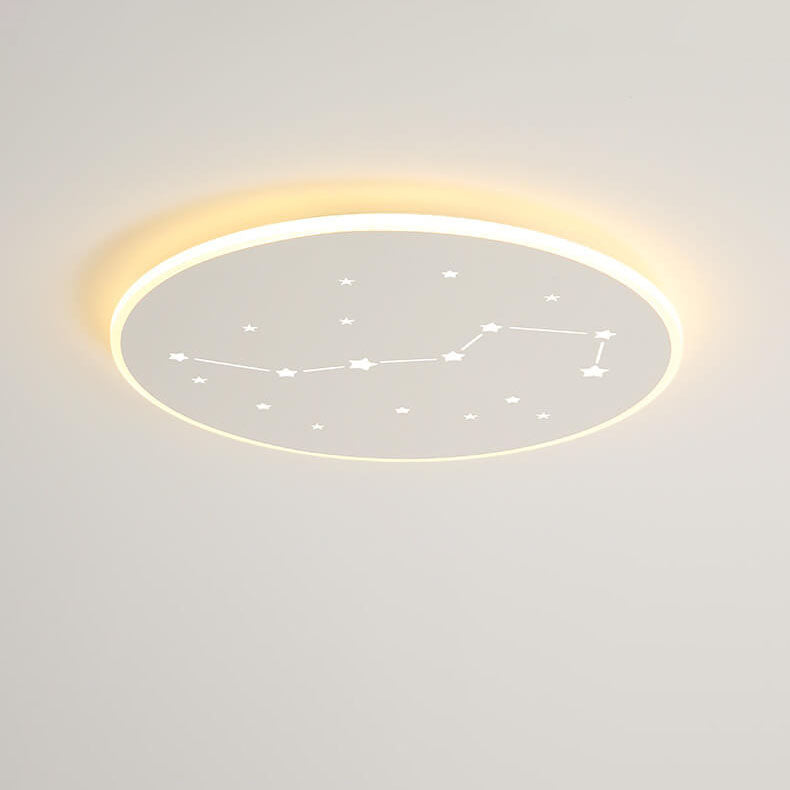 Modern Creative Dipper Round LED Flush Mount Ceiling Light