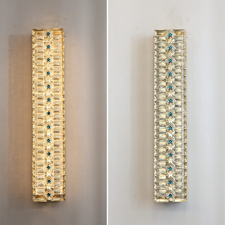 Luxury Crystal Strip Design LED Wall Sconce Lamp