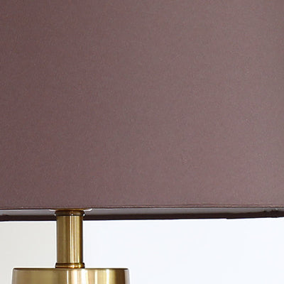 Lampe de table 1 lumière avec base en verre Lucite scandinave contemporaine pour chambre à coucher 