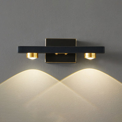 Modern Retro All Copper LED Vanity Light Wall Sconce Lamp