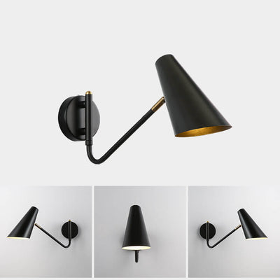 Nordic Creative Simple Rotating 1-Light Wall Sconce Lamp