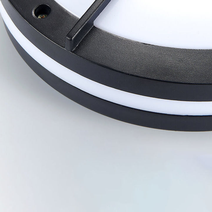 Lumière de plafond LED ronde créative extérieure étanche en aluminium acrylique 