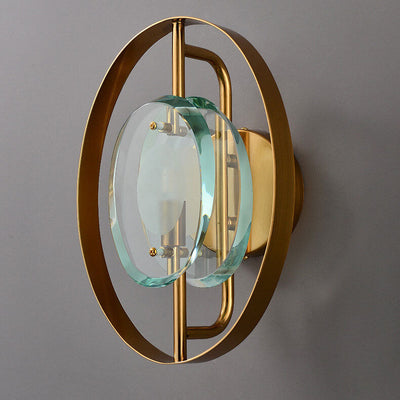 Modern Nordic Light Luxury Creative Round Ring 1-Light Wall Sconce Lamp
