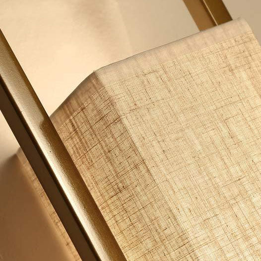 Modern Classical Minimalist Iron Cloth 1-Light Wall Sconce Lamp