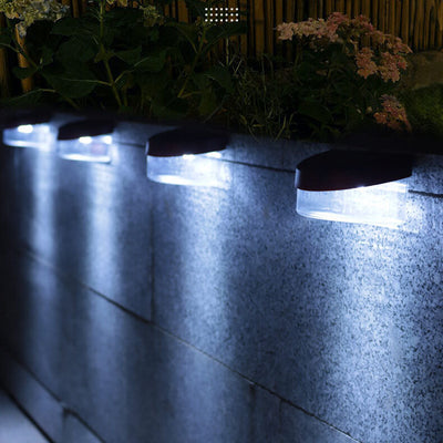 Solar-ABS-Rundzaun-Licht-im Freien LED-Gartenzaun-Wand-Leuchter-Lampe
