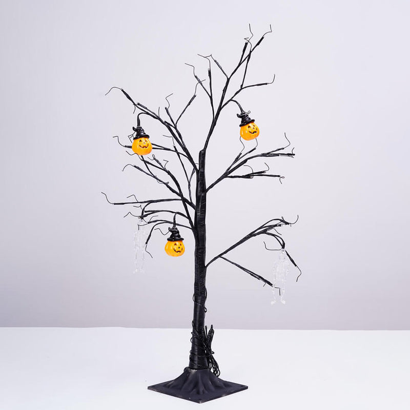 Halloween Pumpkin Skeleton Tree Light LED Simulation Tree Decoration Light