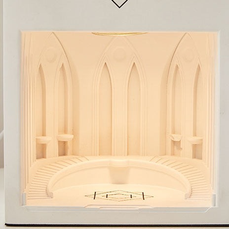 Lámpara de Mesa de Cera Derretida de Resina Cuadrada Minimalista Moderna de 1 Luz 