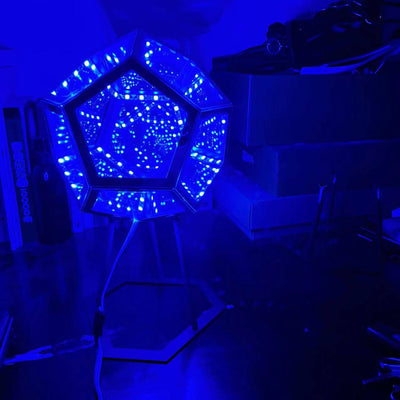 Infinity Dodecahedron LED Night Light Art Table Lamp