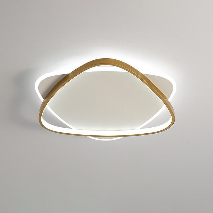 Luz de montaje empotrado LED de acrílico de hierro con triángulo creativo minimalista moderno 