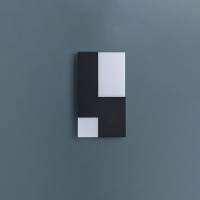Modern Minimalist Square Geometric Iron Acrylic LED Wall Sconce Lamp