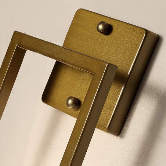 Modern Classical Minimalist Iron Cloth 1-Light Wall Sconce Lamp