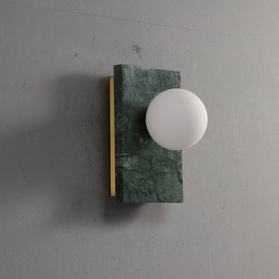 Nordic Marble Rectangular Design 1-Light Wall Sconce Lamp