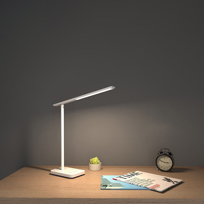 Lampe de bureau tactile LED rechargeable sans fil pliable pour soins oculaires simples et modernes 
