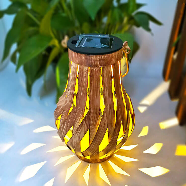 مصباح حديقة خارجي يعمل بالطاقة الشمسية LED مقاوم للماء على شكل زجاجة نبيذ محمولة وعصرية 
