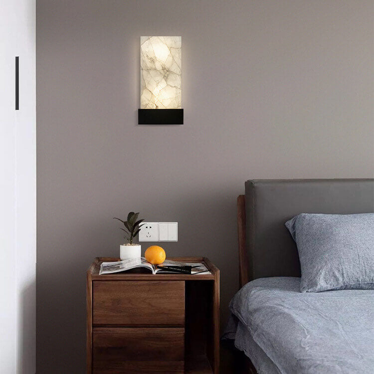 Lampe Applique Murale 1 Lumière en Lucite et Fer de Luxe Nordique 