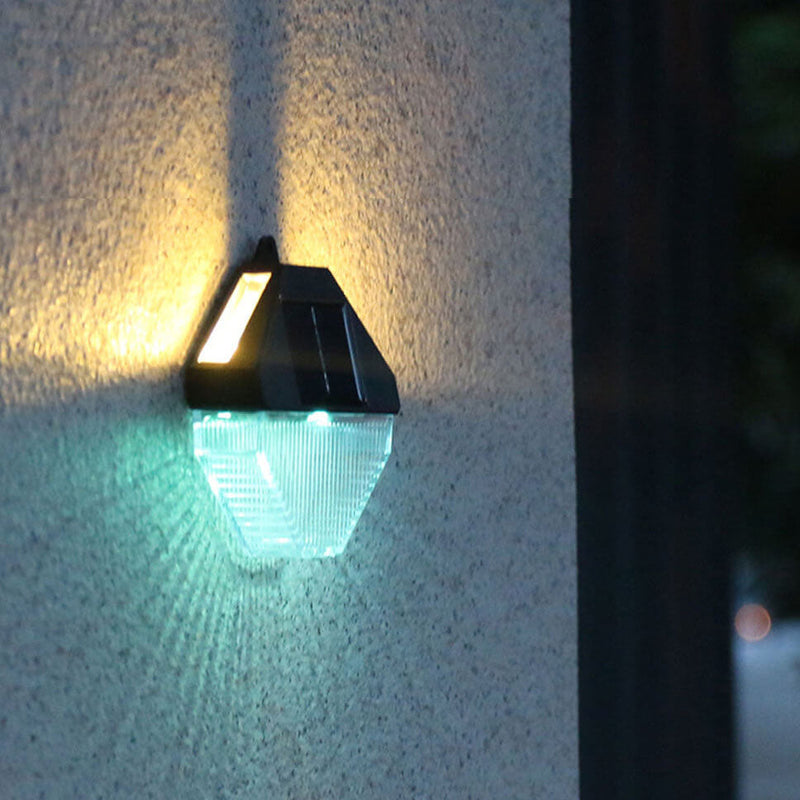 Modern Plastic Octagonal Waterproof Solar LED Outdoor Garden Patio Sensor Light