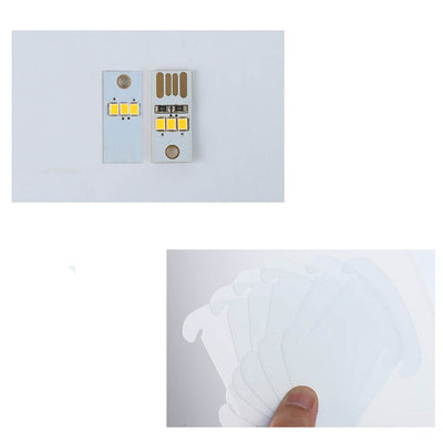 Creative DIY Round Hydrangea Combination Design LED Night Light Table Lamp