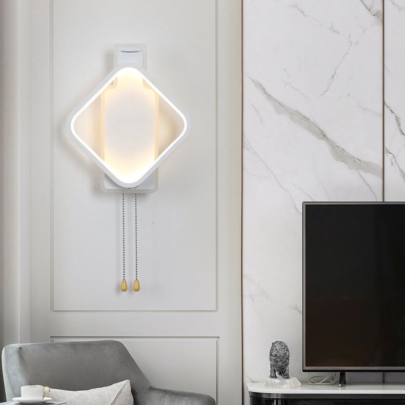 Modern Creative Square Color Light LED Wall Sconce Lamp