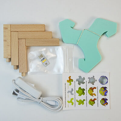 Lampe de table décorative USB LED DIY Moon Lamp 