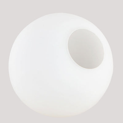 Lampe de table 1 lumière en bois massif avec boule en verre créative nordique 
