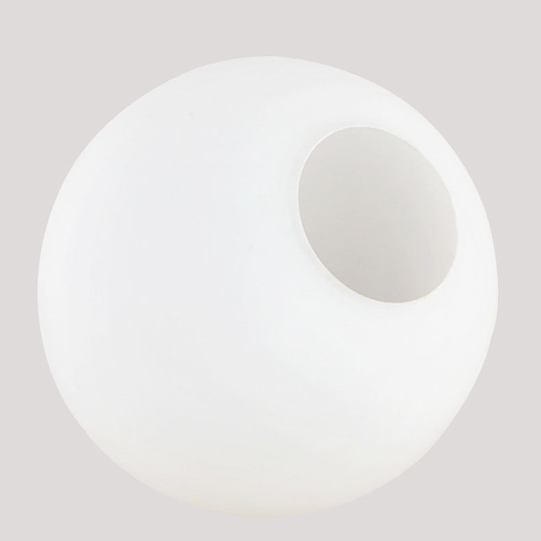 Lampe de table 1 lumière en bois massif avec boule en verre créative nordique 