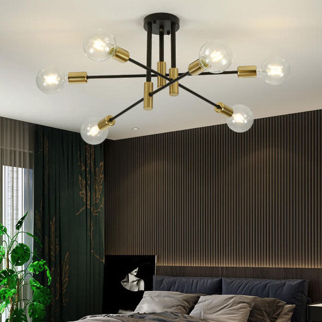 Nordic Minimalist Iron 4/6/8-Light Island Light Chandelier