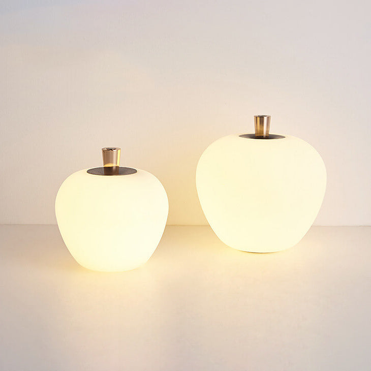 Nordic Creative Mushroom Solid Wood Acrylic LED Touch Table Lamp