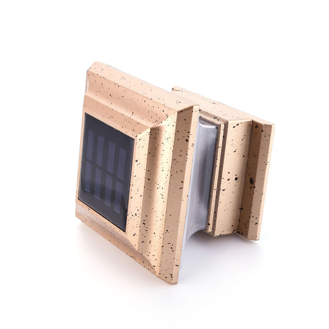 Luz solar moderna y minimalista de plástico para remate de columna, con control inteligente de luz, decorativa para vallas y paisajismo exterior 