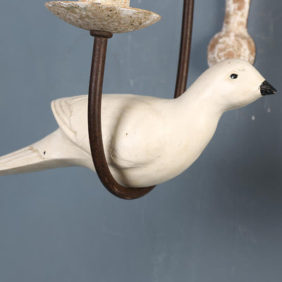 Vintage rustikale Vogel Wandleuchte aus Holz 1/2 Licht Wandleuchte Lampe