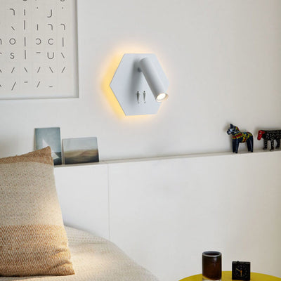 Lampe murale à LED réglable hexagonale Nordic Light Luxury 