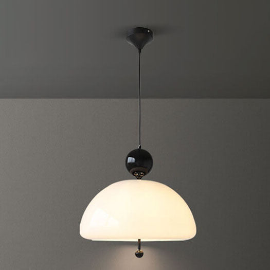 Moderne Einfachheit Floraler Glasschirm Kugel Dekor 3-Leuchten Pendelleuchte für Wohnzimmer 
