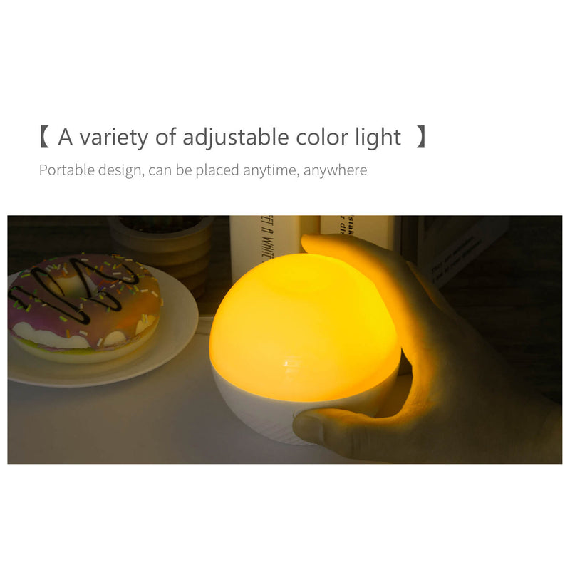 LED Rundkugel-Nachtlicht 16 Farben Fernbedienung Touch Tischlampe 