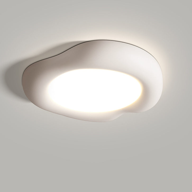 Modern Minimalist Apple Shape Solid Color LED Flush Mount Ceiling Light