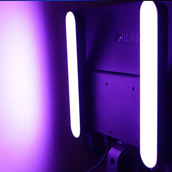 عمود إبداعي خداع مصباح طاولة محيط LED بلوتوث RGB 